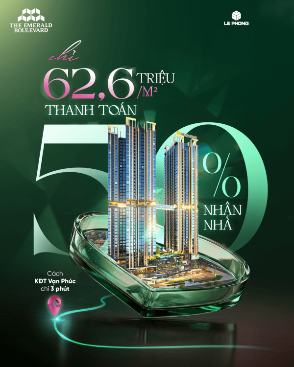 thanh toán giá bán The Emerald Boulevard