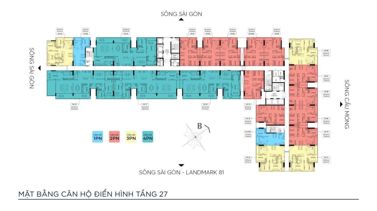 Mặt bằng tầng 6