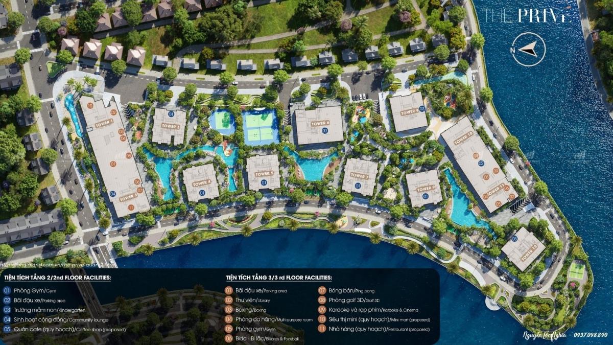 Mặt bằng The Privé tổng thể