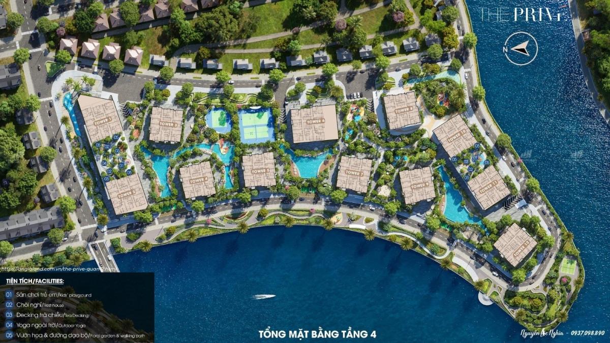 Mặt bằng The Privé tổng thể