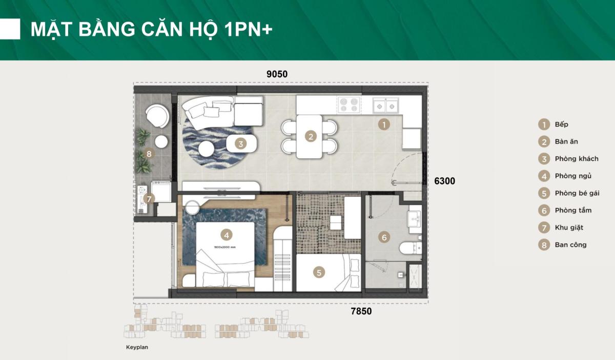 Mặt bằng The Emerald Garden View