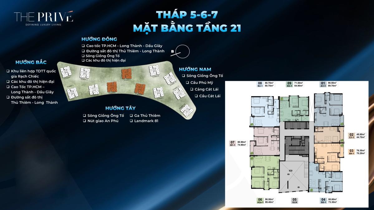 Tháp 5-6-7 tầng 20