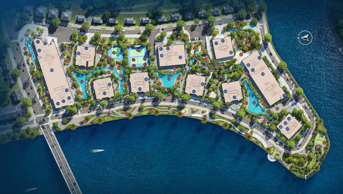 Mặt bằng The Privé tổng thể