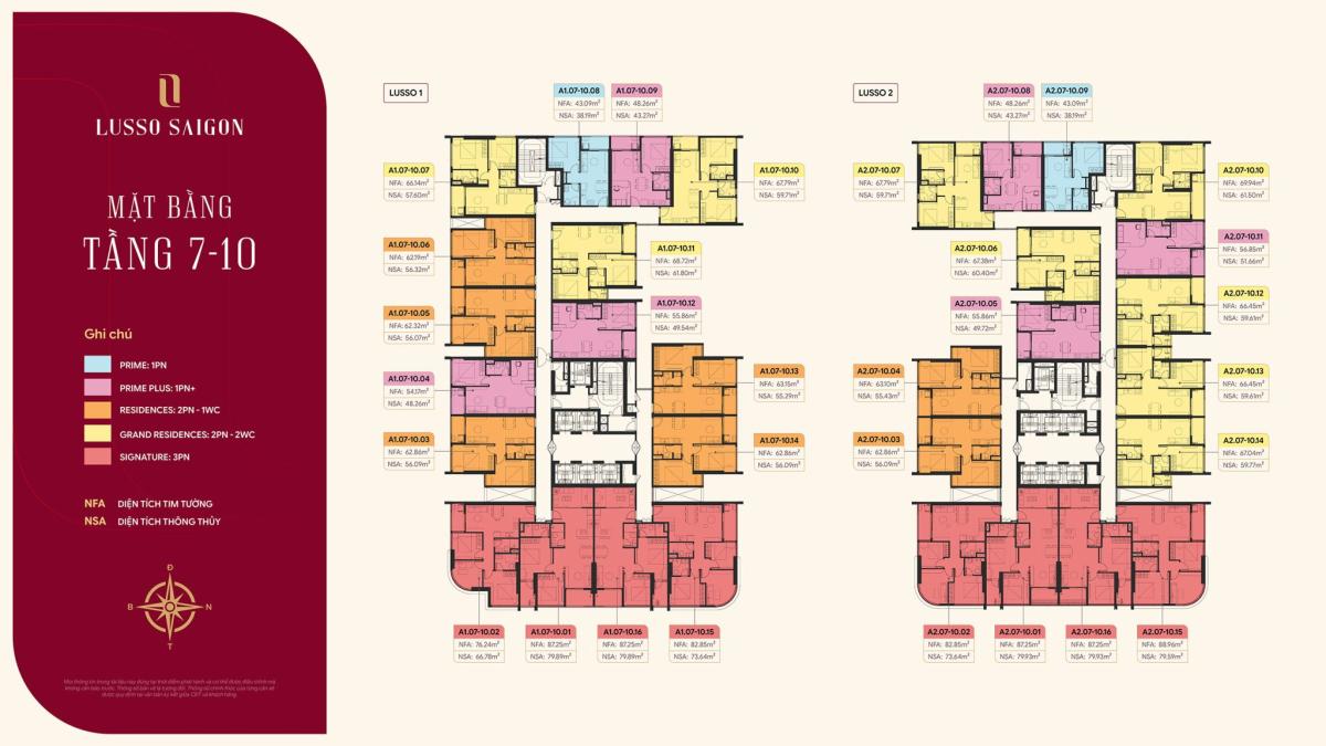 Mặt bằng Mặt bằng The Emerald Garden View