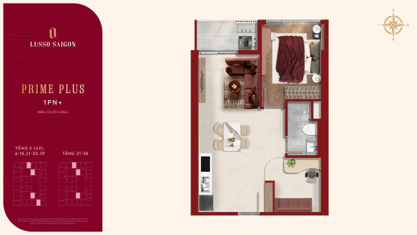 thiet ke can ho Lusso SaiGon