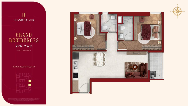 thiet ke can ho Lusso SaiGon