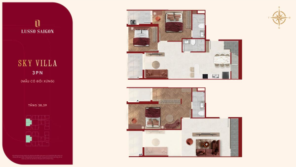 thiet ke can ho Lusso SaiGon