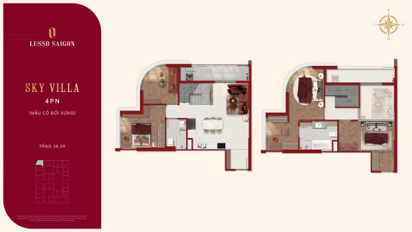 thiet ke can ho Lusso SaiGon