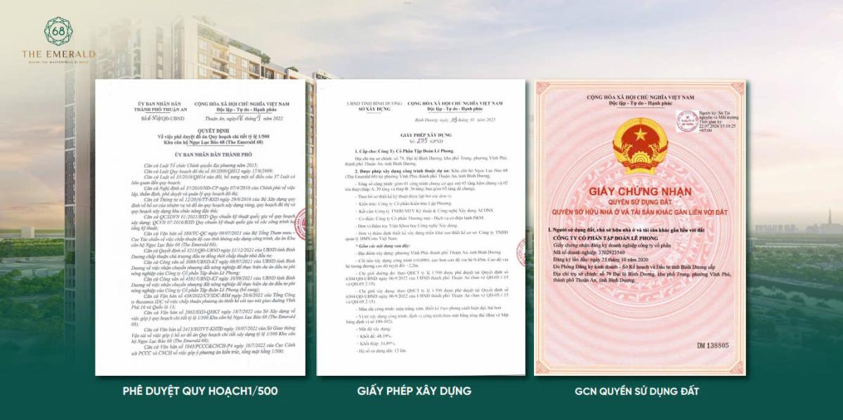 phap ly du an The Emerald 68 Thuận An