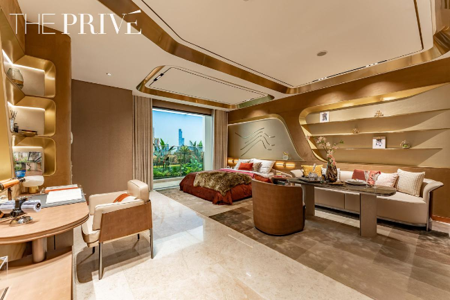 thiet ke can ho The Privé Đất Xanh