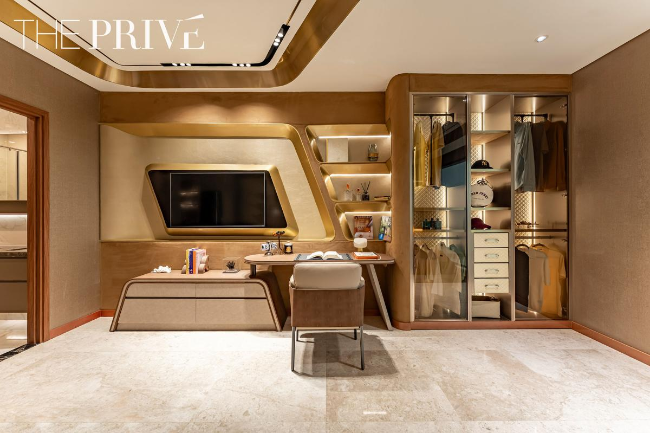 thiet ke can ho The Privé Đất Xanh