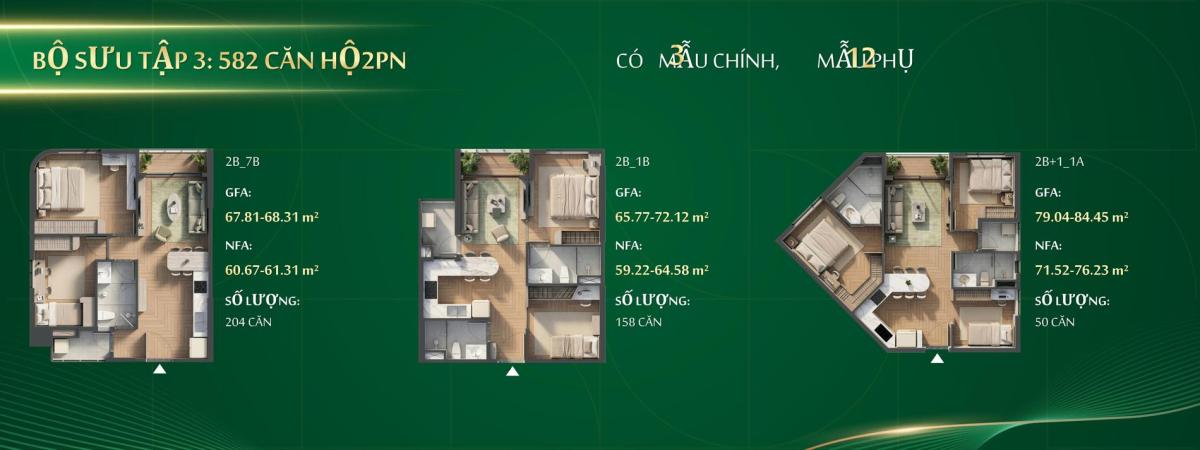 Layout căn hộ 1PN