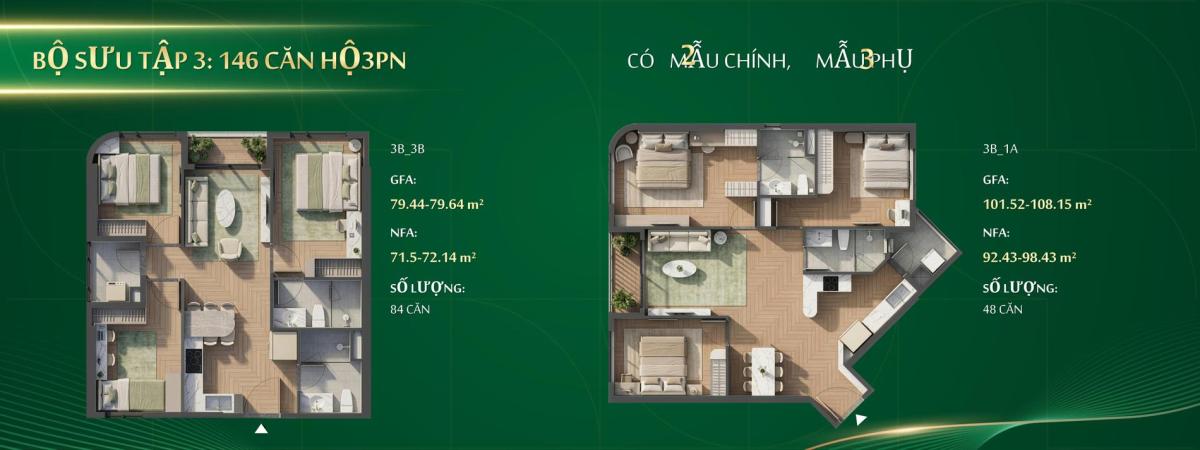Layout căn hộ 1PN