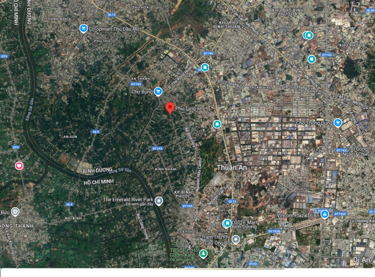 vi tri dự án The Emerald Garden View